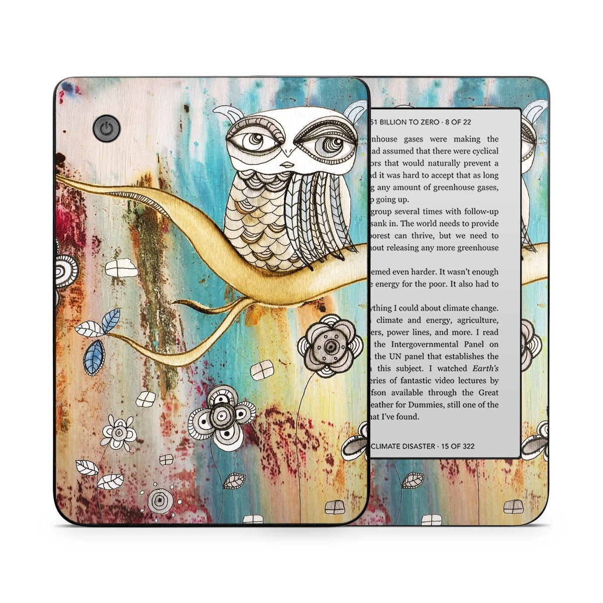 Surreal Owl - Kobo Clara 2E Skin