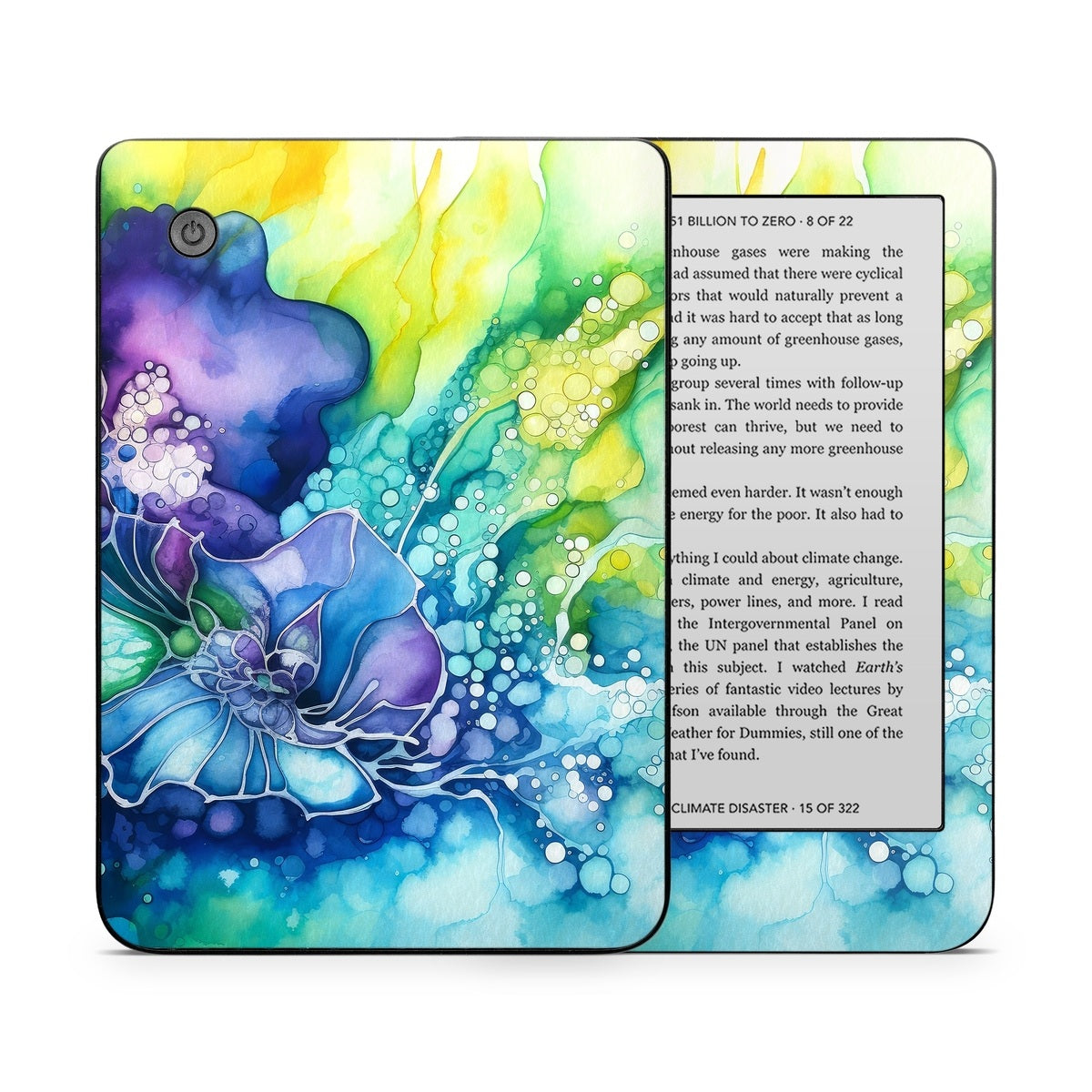 Watercolor Flora - Kobo Clara 2E Skin