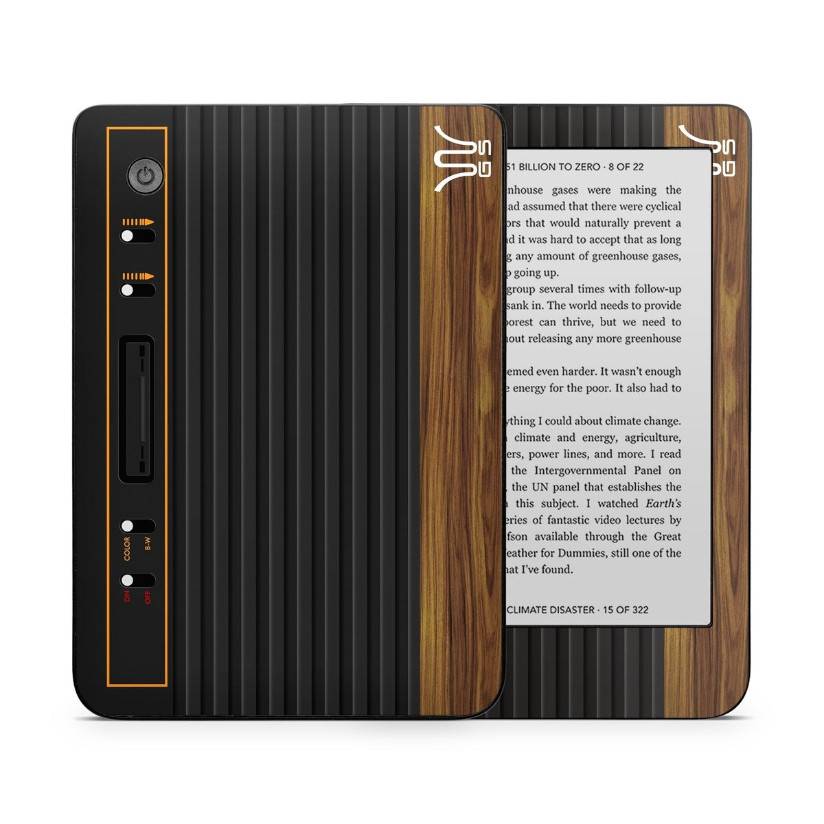 Wooden Gaming System - Kobo Clara 2E Skin