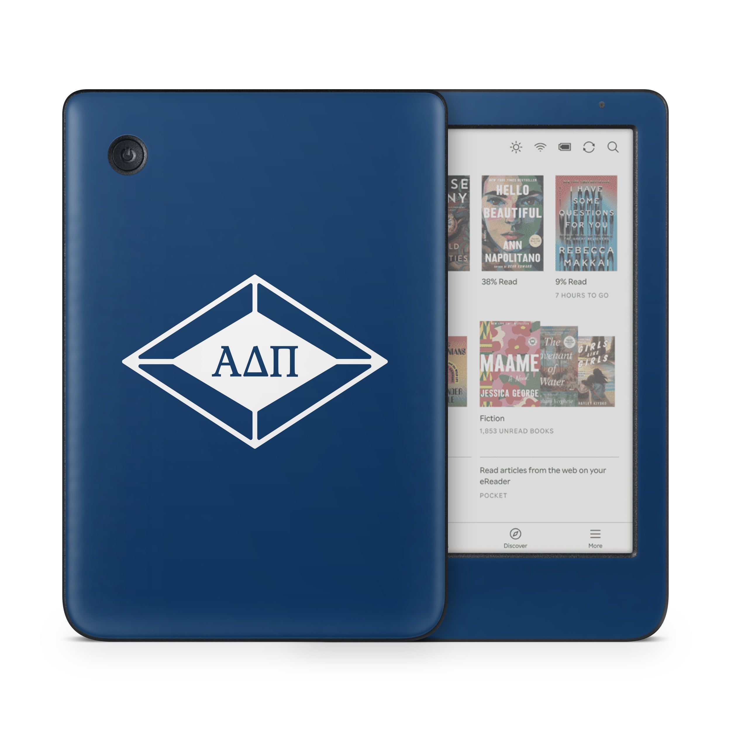 Alpha Delta Pi Diamond Letters Midnight - Kobo Clara Colour Skin
