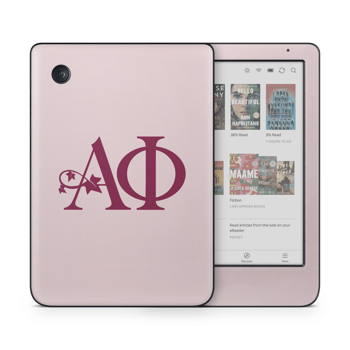 Alpha Phi Greek Letters Ivory - Kobo Clara Colour Skin