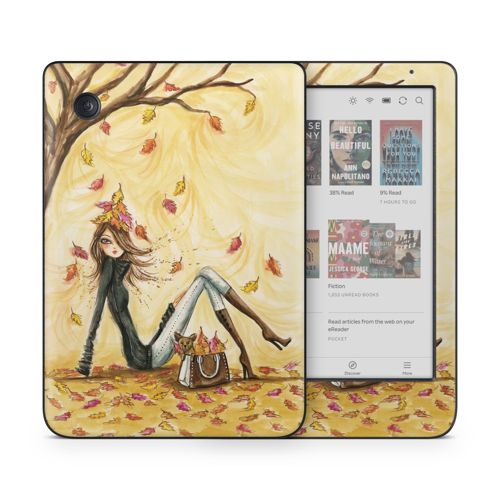 Autumn Leaves - Kobo Clara Colour Skin