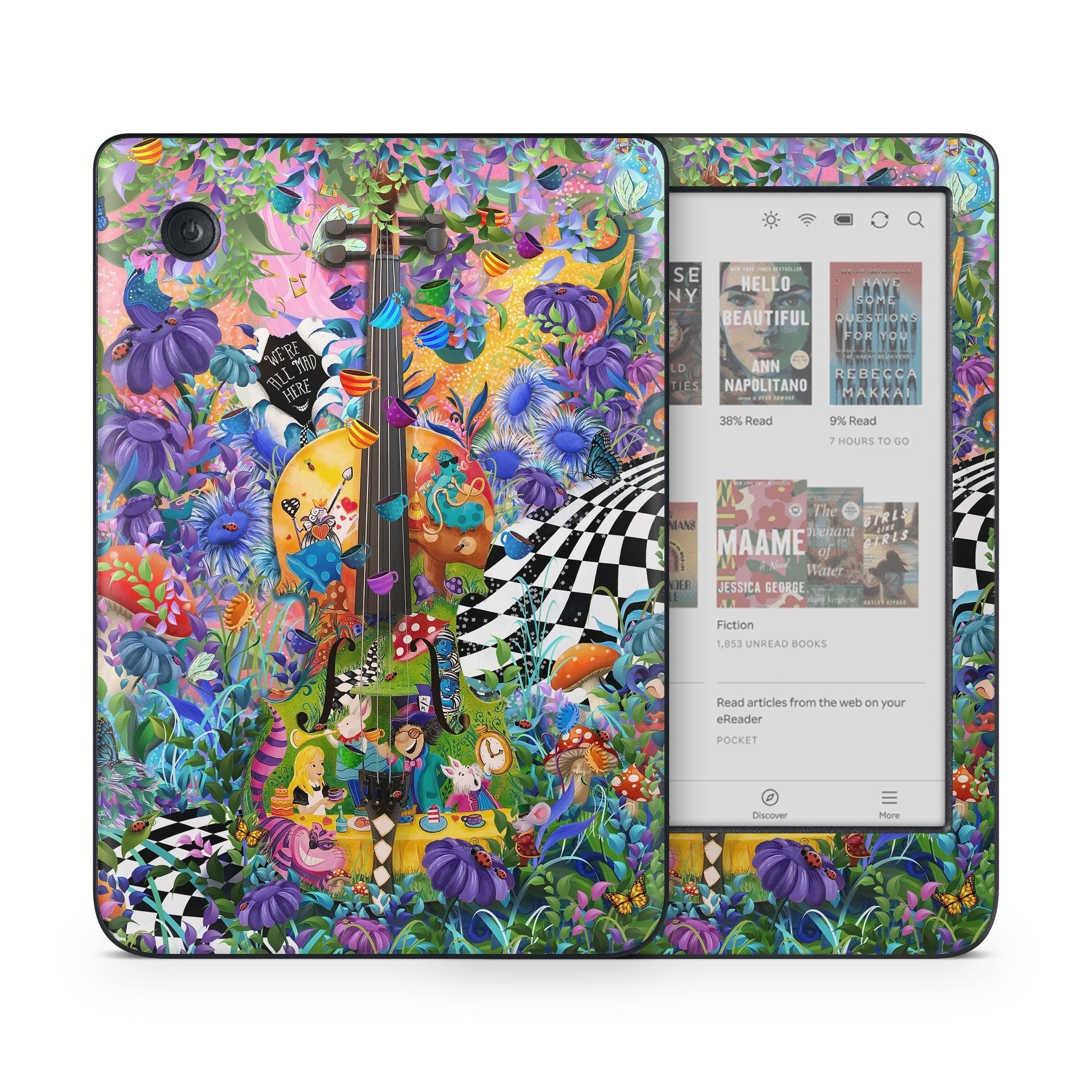 Alice's Wonderland Tea Party - Kobo Clara Colour Skin