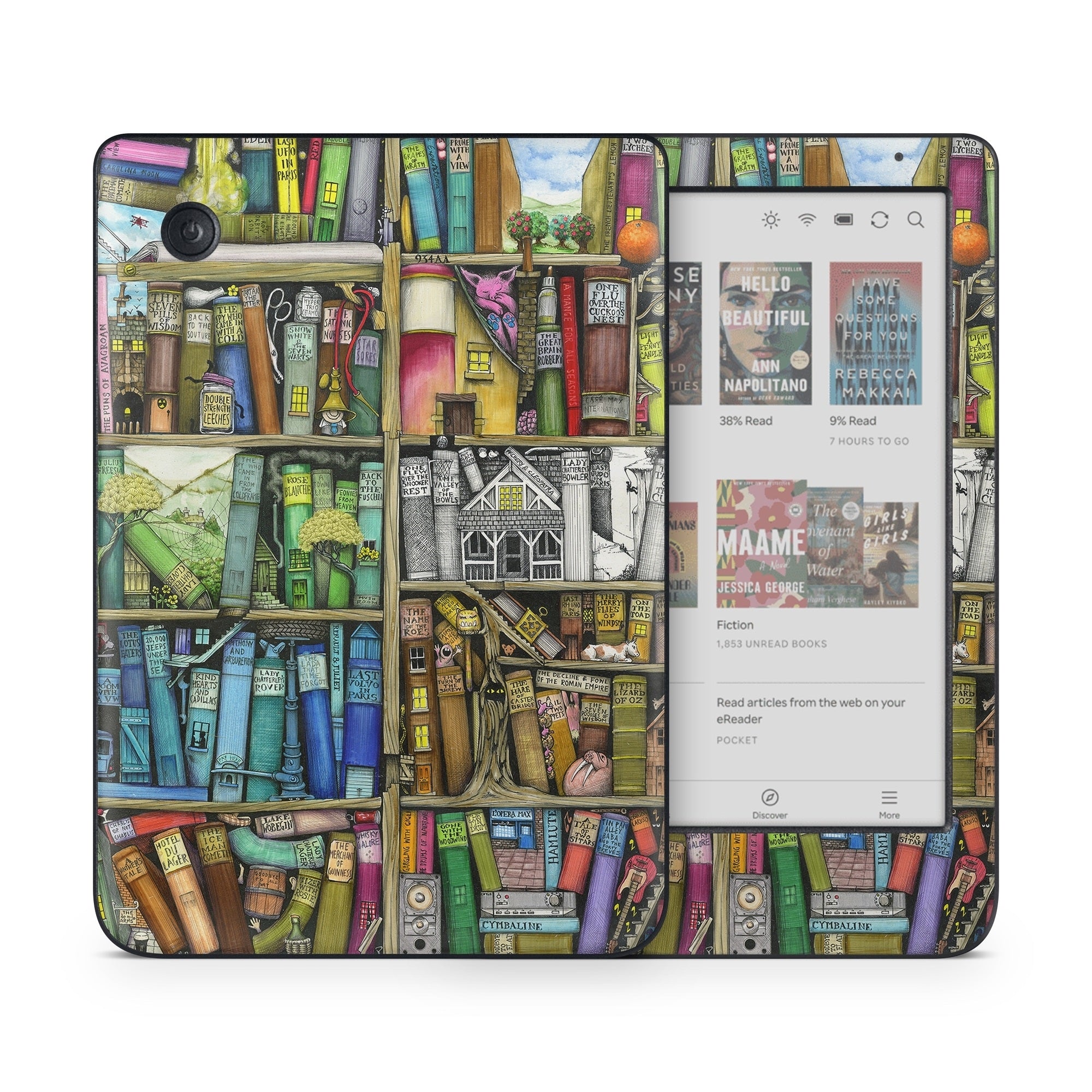 Bookshelf - Kobo Clara Colour Skin