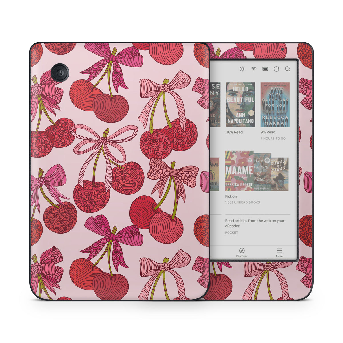 Cherry with Bows - Kobo Clara Colour Skin