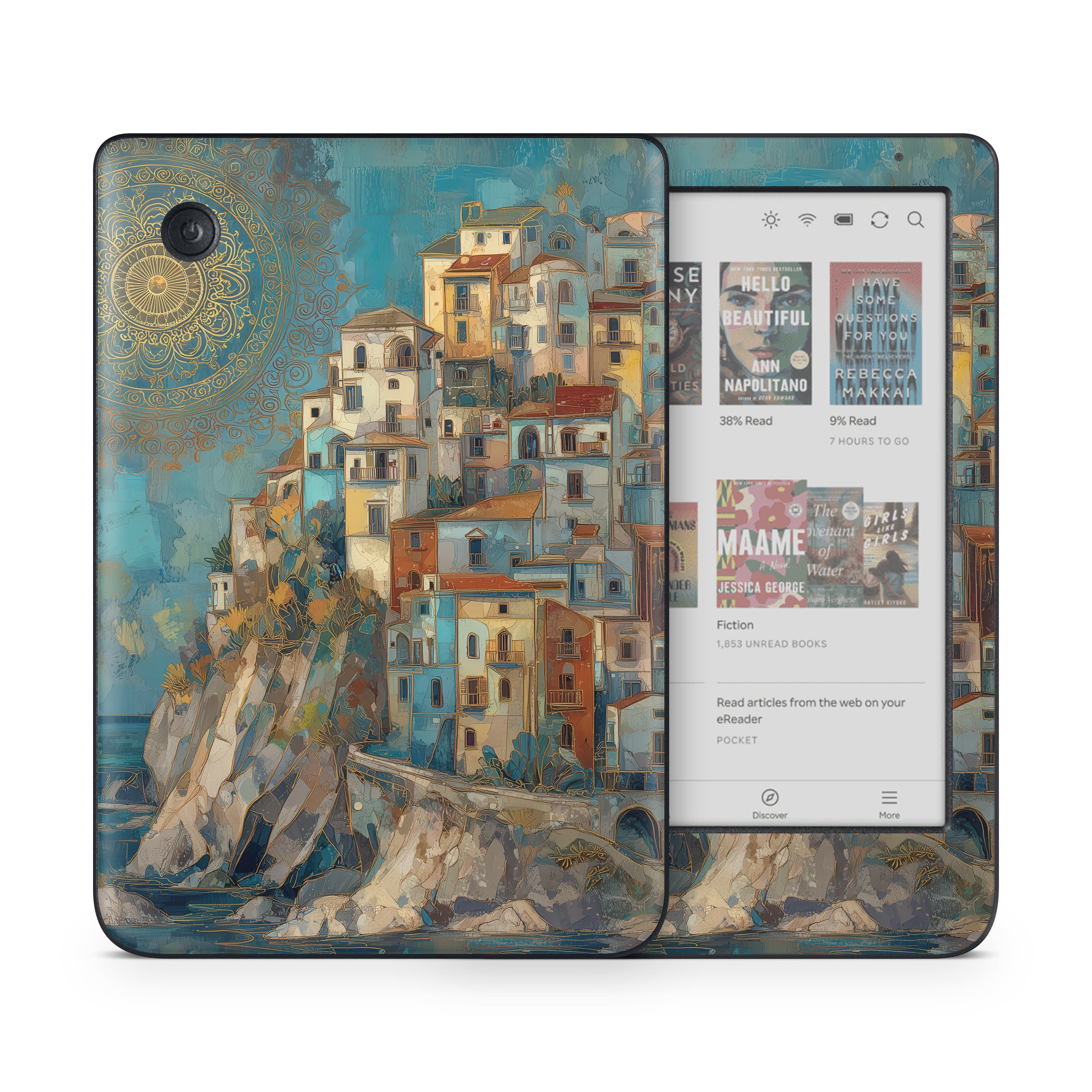 Coastal Town - Kobo Clara Colour Skin
