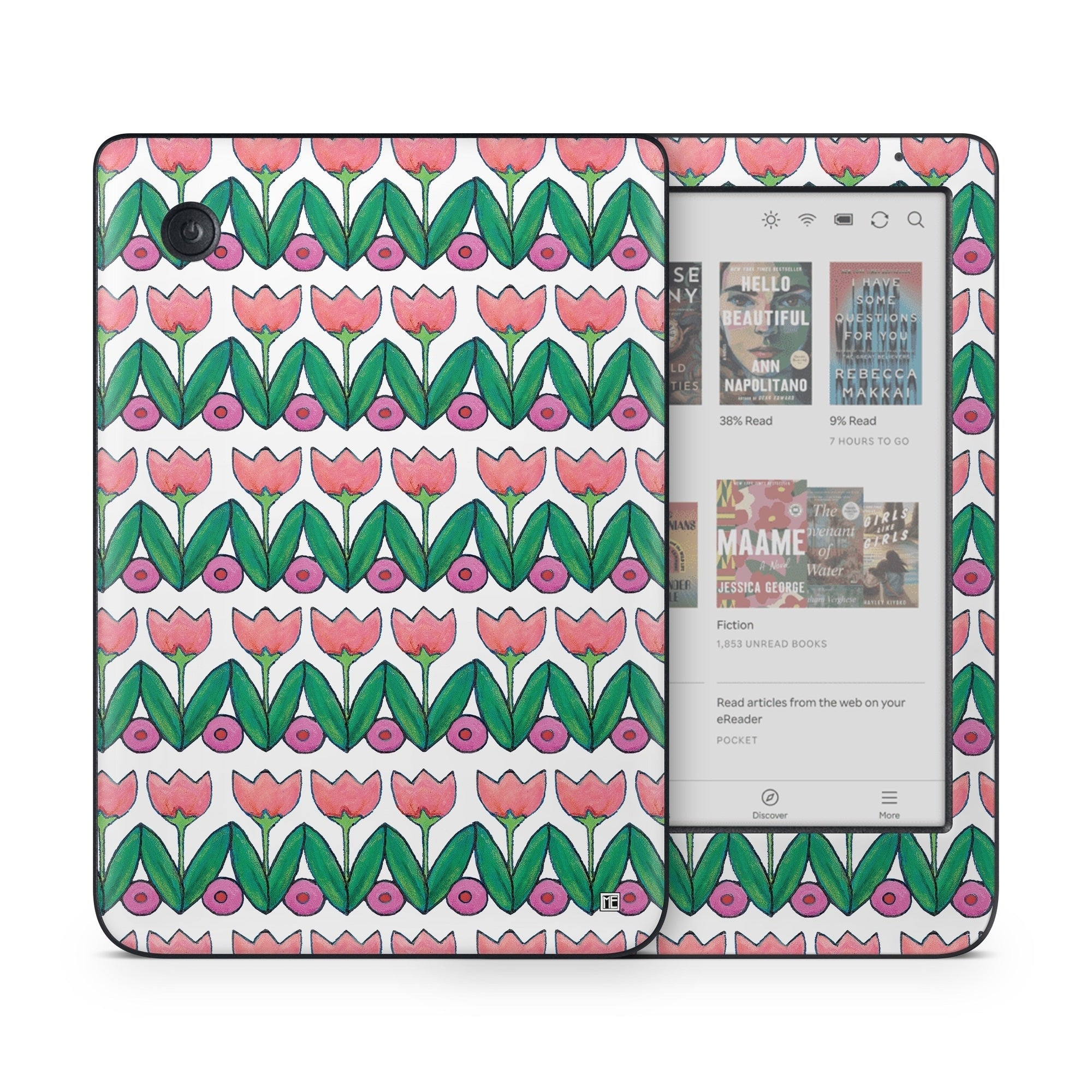 Deco Tulips - Kobo Clara Colour Skin