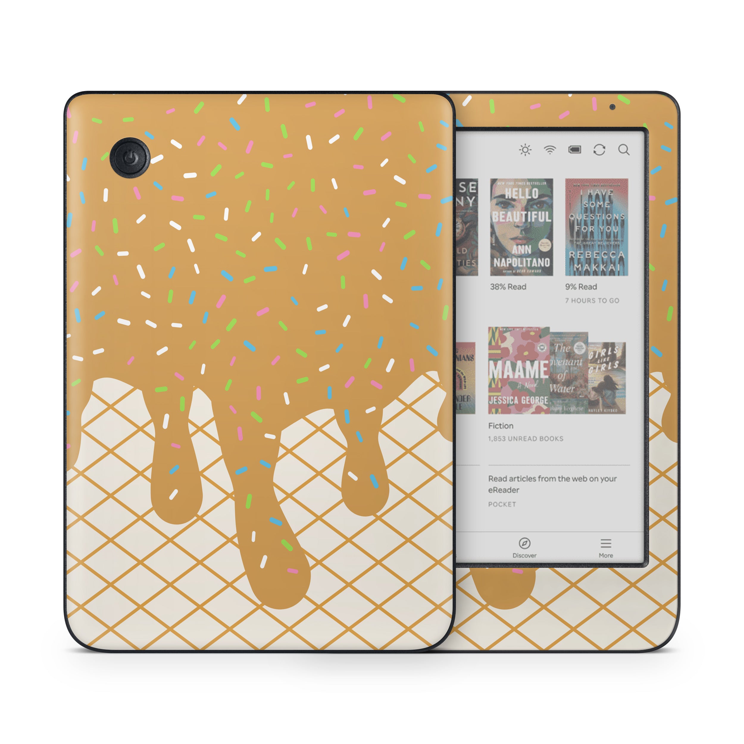 Caramel Ice Cream Drip - Kobo Clara Colour Skin