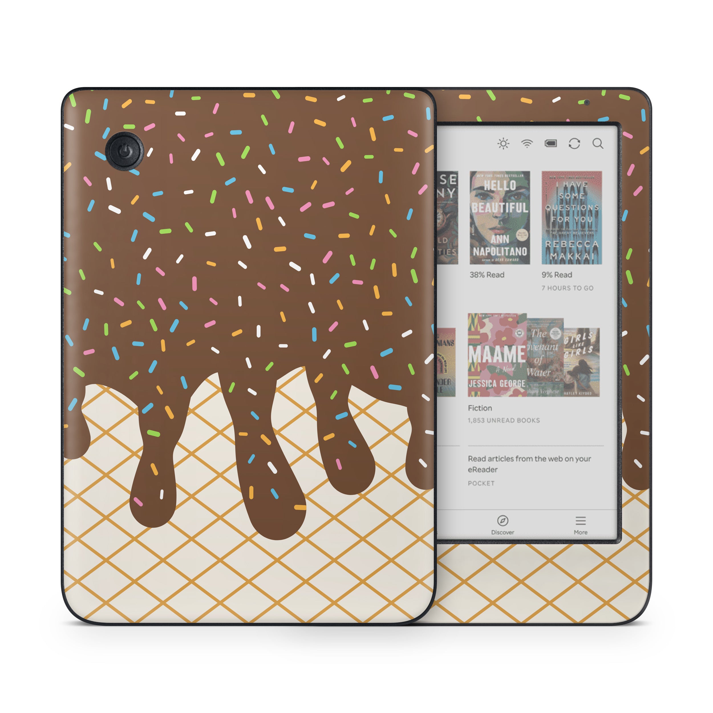 Chocolate Ice Cream Drip - Kobo Clara Colour Skin