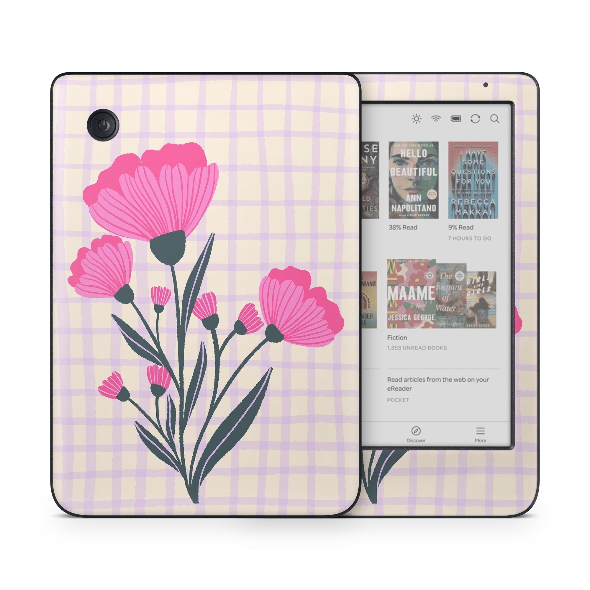 Floral Bouquet Grid - Kobo Clara Colour Skin