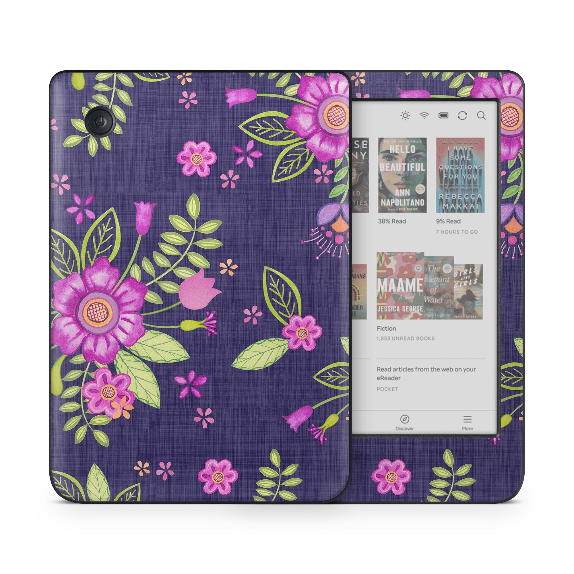 Folk Floral - Kobo Clara Colour Skin