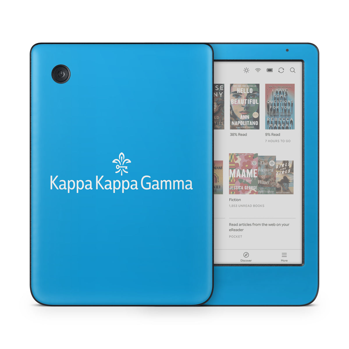 Kappa Kappa Gamma Brandmark Gamma Blue - Kobo Clara Colour Skin