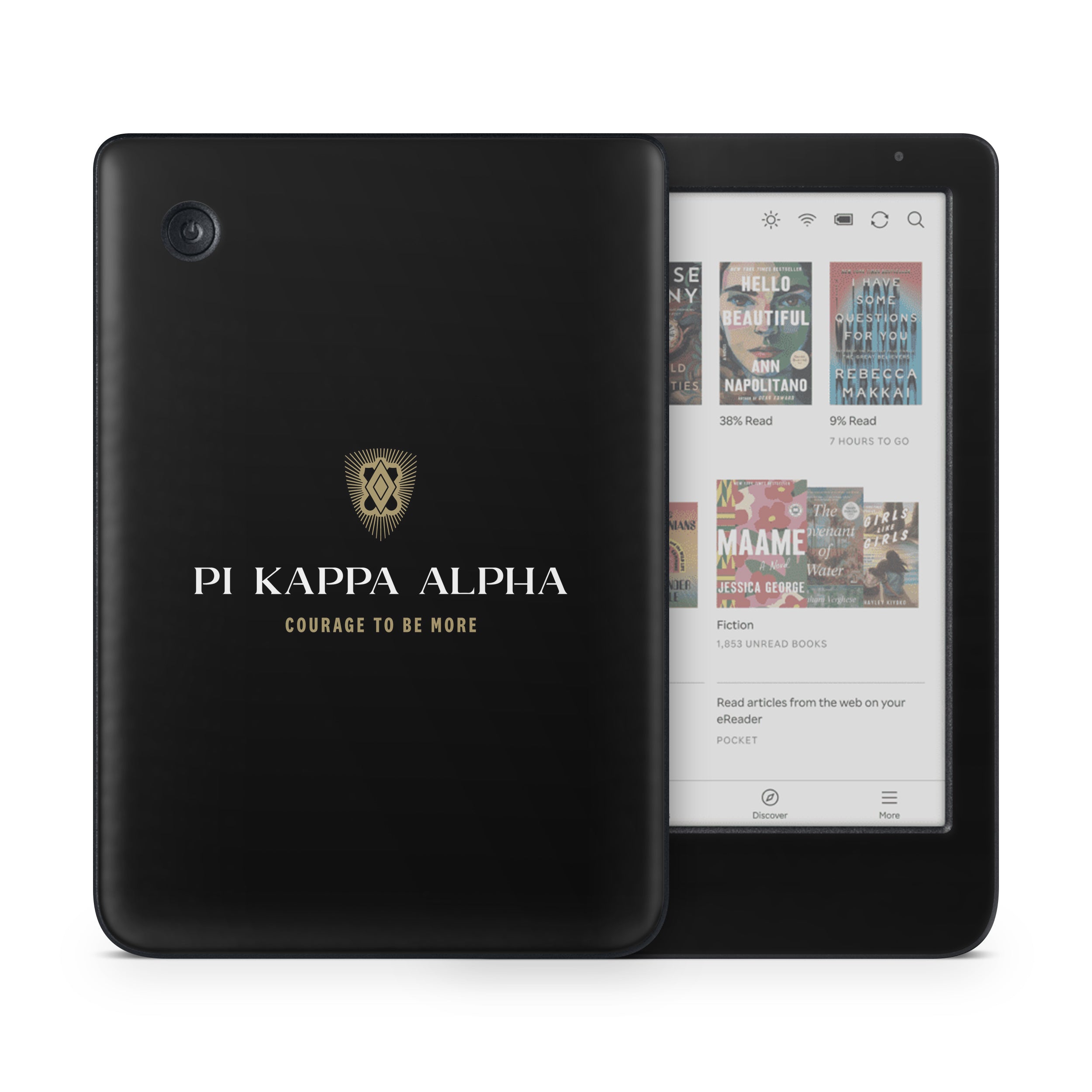 Pi Kappa Alpha Formal Logo Black - Kobo Clara Colour Skin