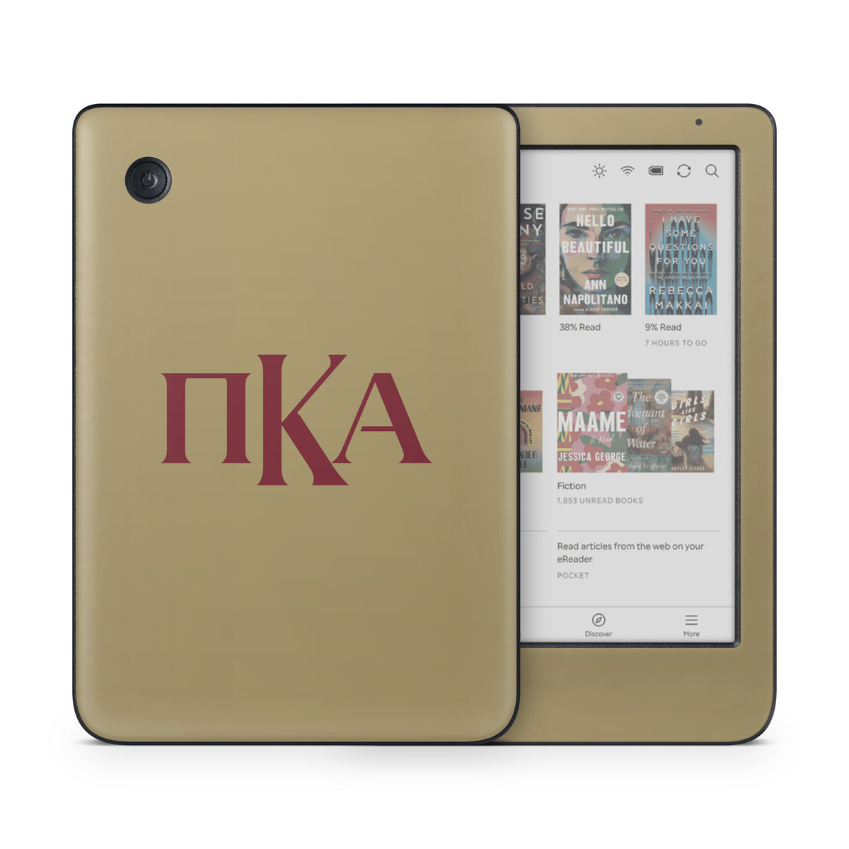Pi Kappa Alpha Greek Letters Gold - Kobo Clara Colour Skin