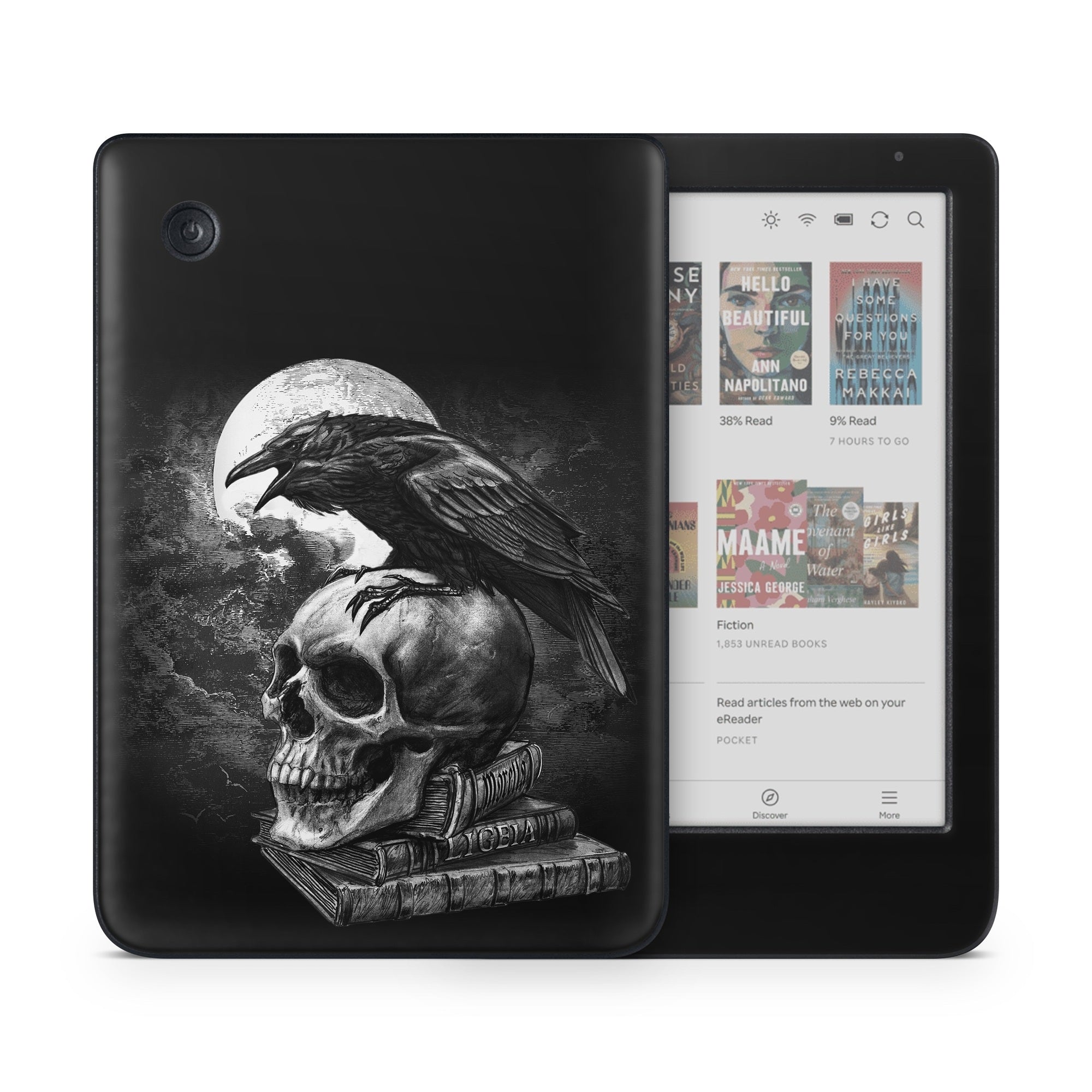 Poe's Raven - Kobo Clara Colour Skin