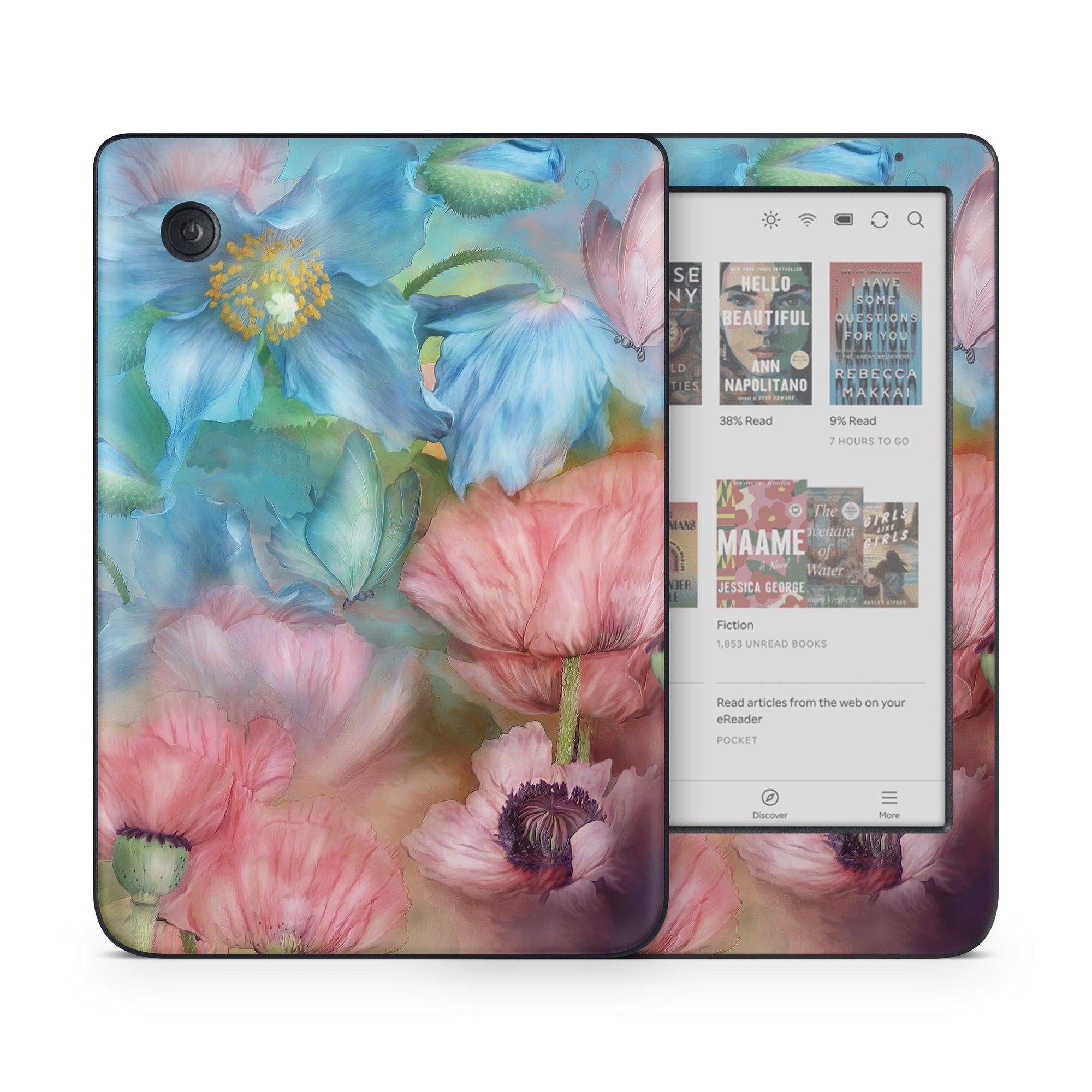 Poppy Garden - Kobo Clara Colour Skin