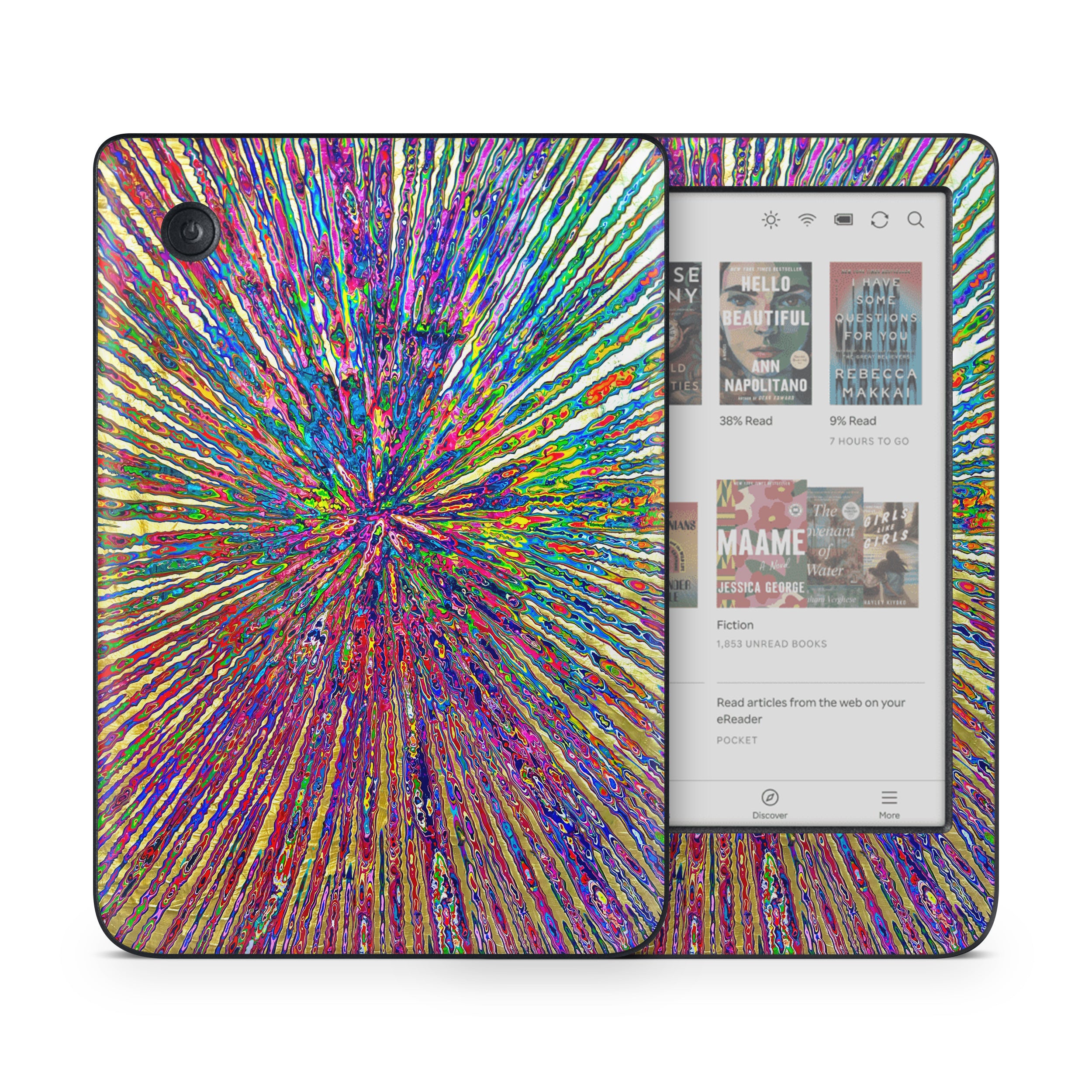 Rainbow Burst - Kobo Clara Colour Skin