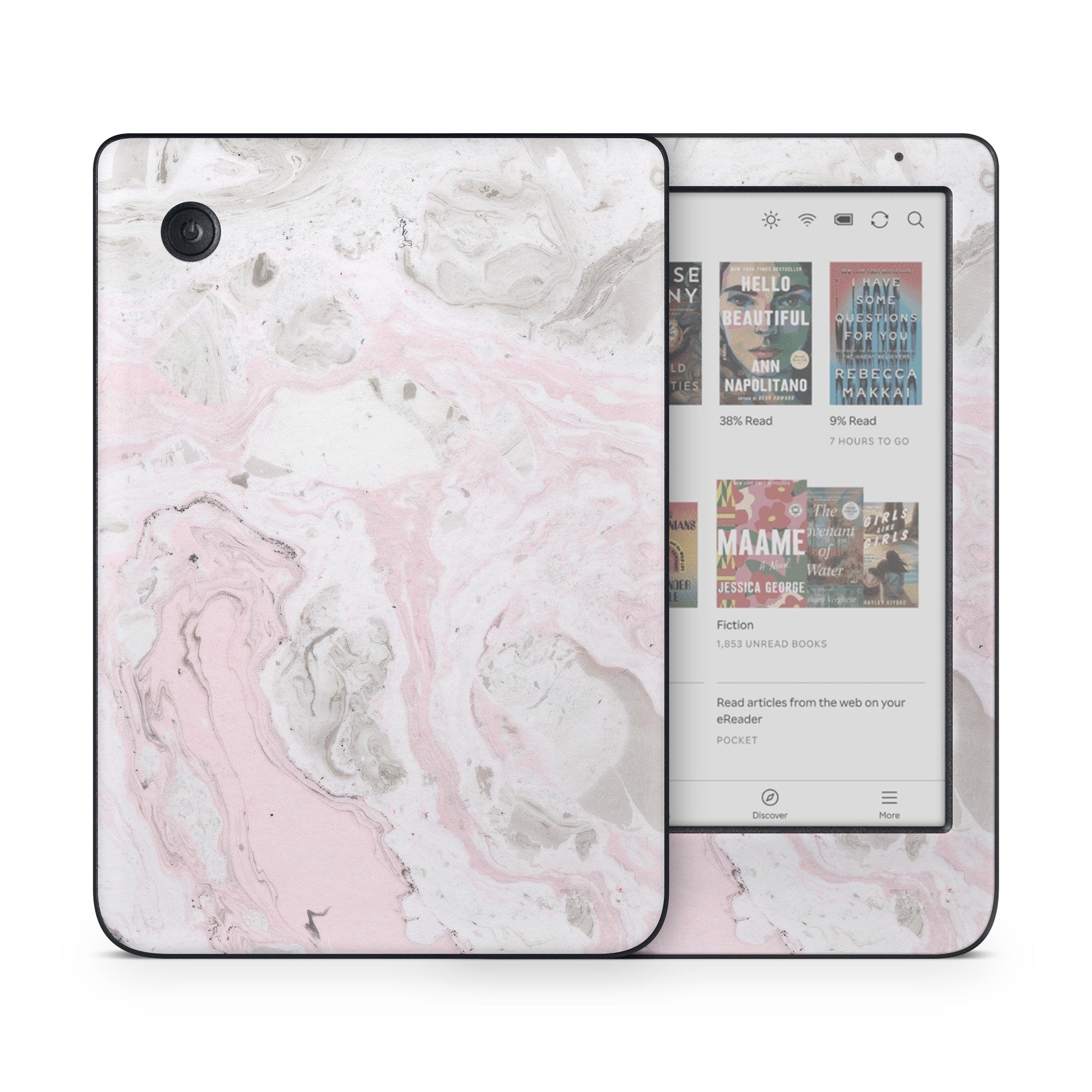 Rosa Marble - Kobo Clara Colour Skin