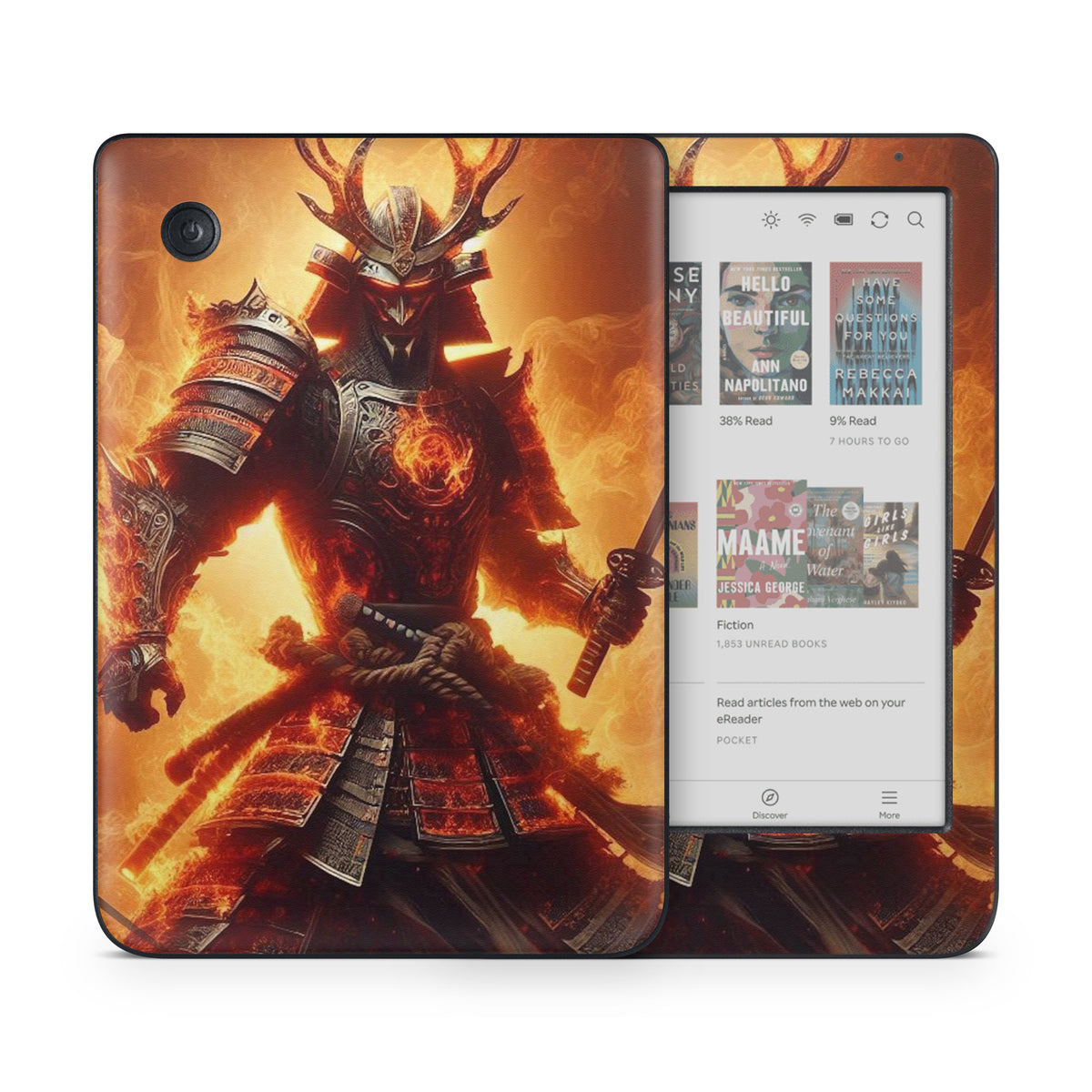 Samurai Fire - Kobo Clara Colour Skin