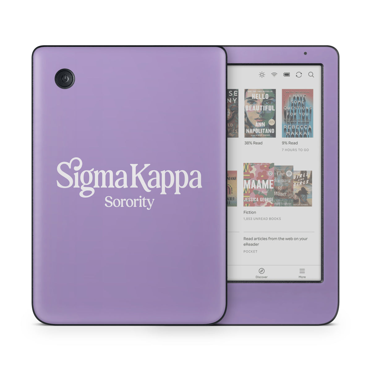 Sigma Kappa Sorority Logo Dove Love on Legacy Lavender - Kobo Clara Colour Skin