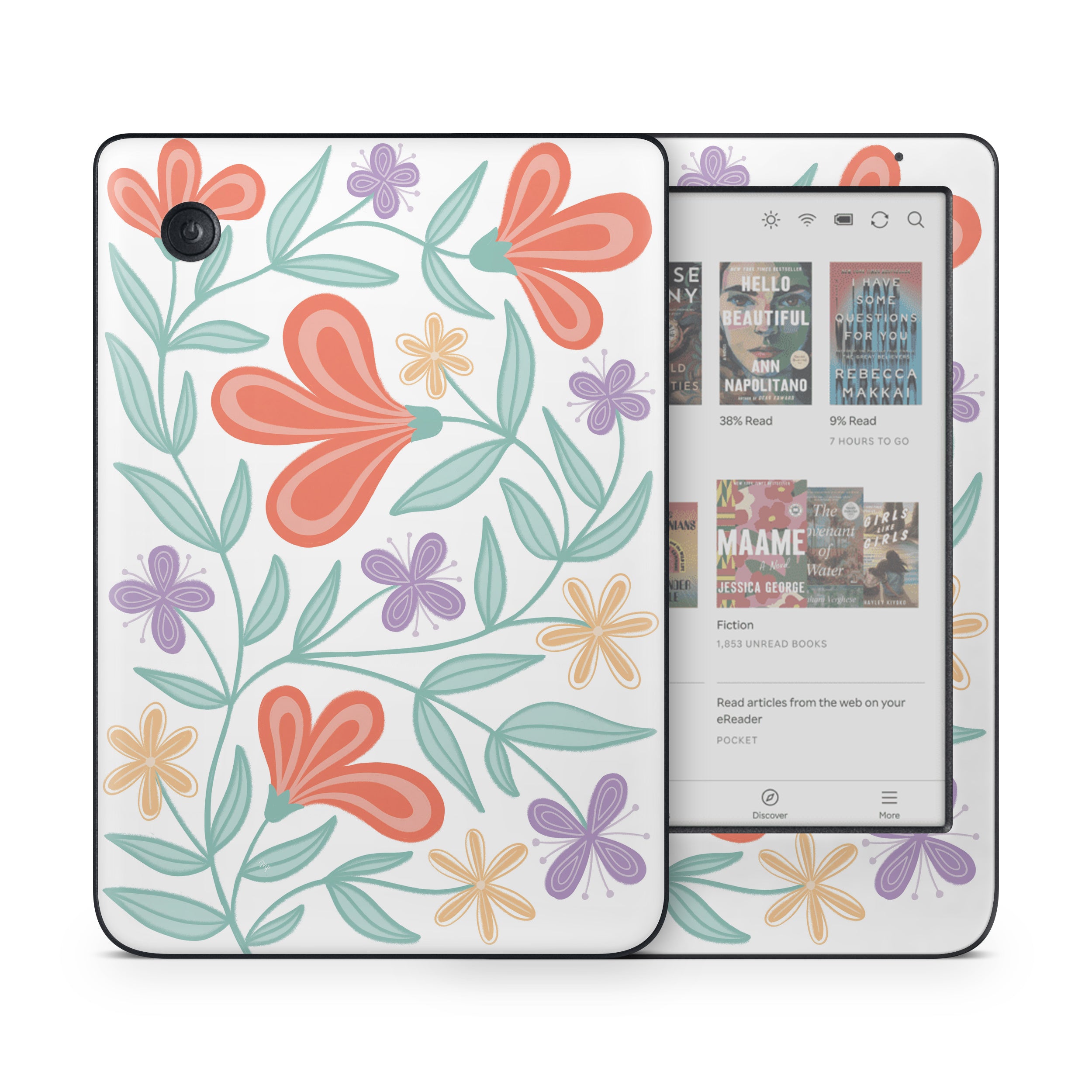 Summer Blooms - Kobo Clara Colour Skin
