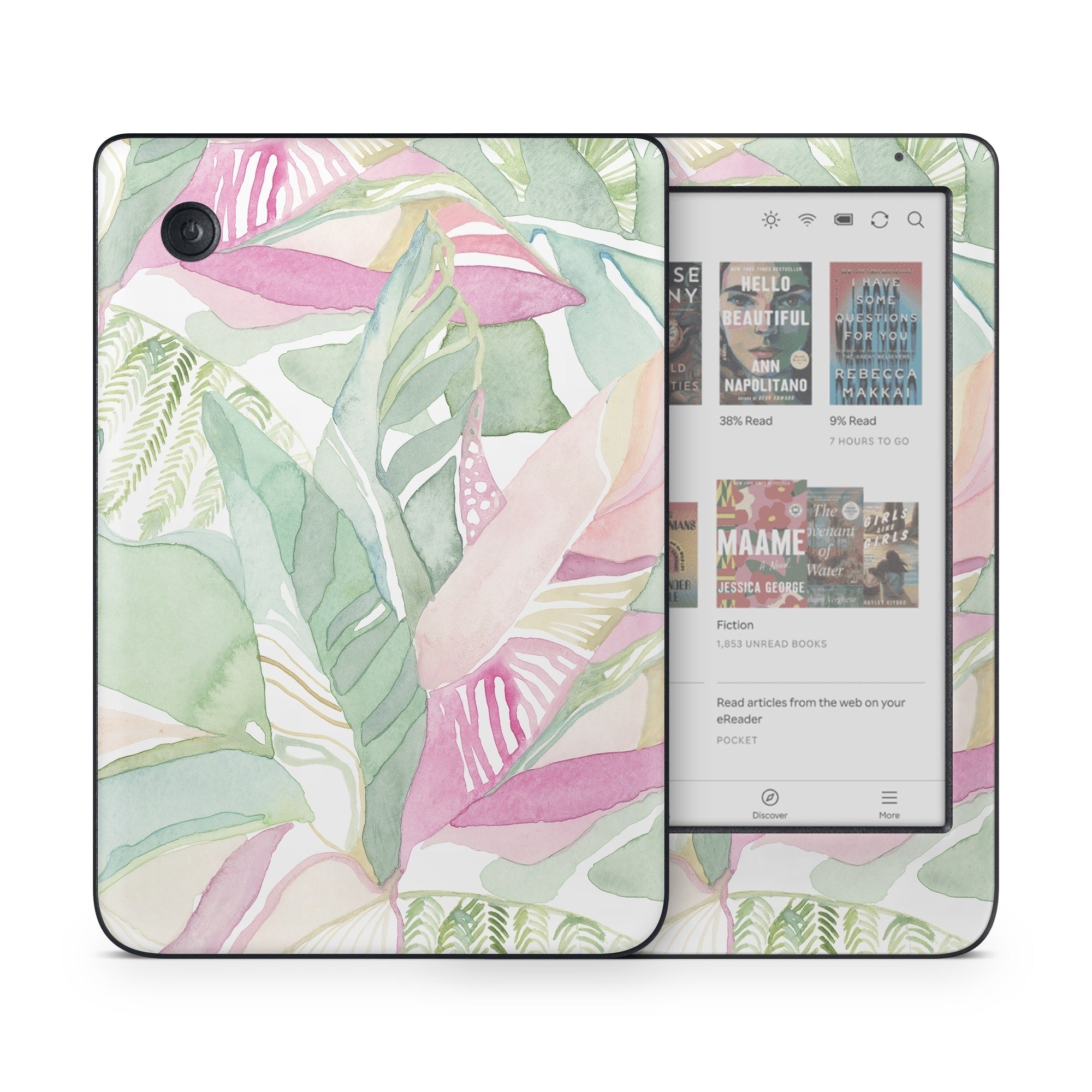 Tropical Leaves - Kobo Clara Colour Skin