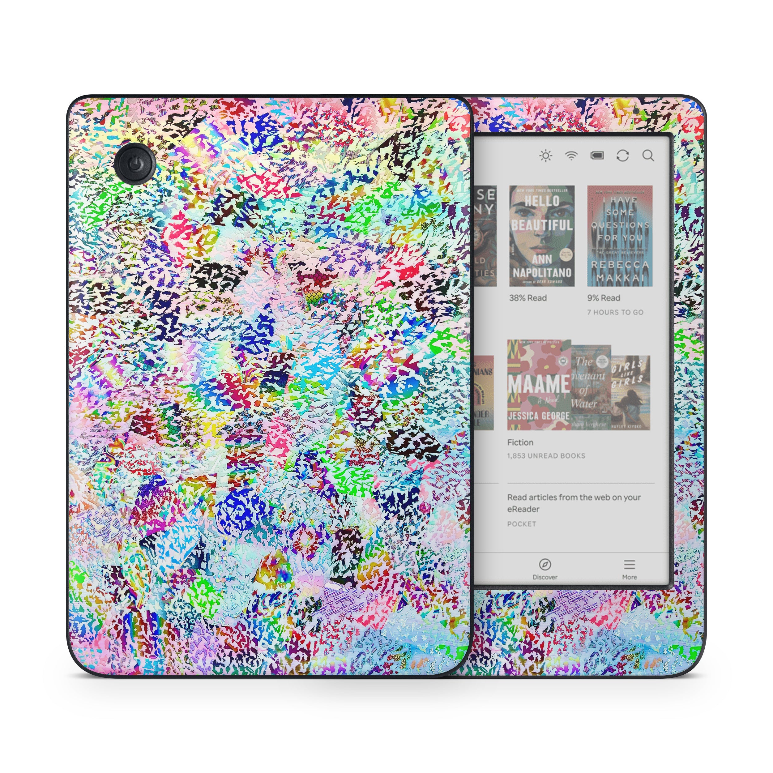 White Etching - Kobo Clara Colour Skin