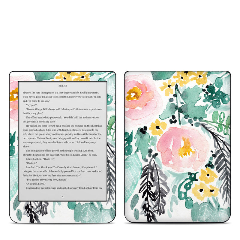 Blushed Flowers - Kobo Clara HD Skin