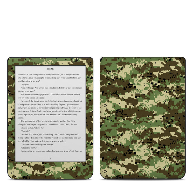 Digital Woodland Camo - Kobo Clara HD Skin