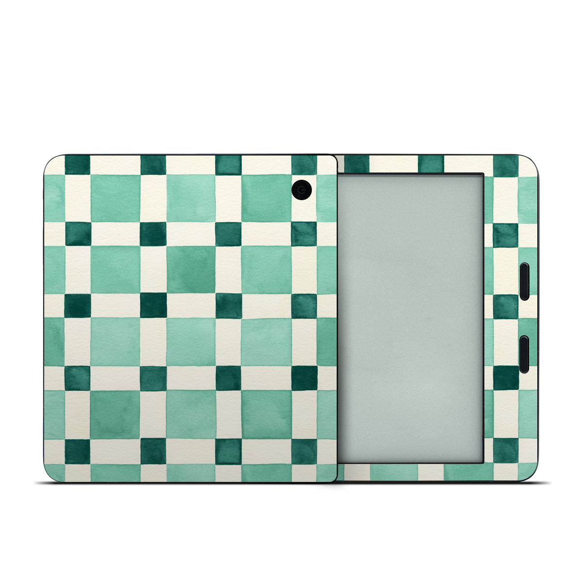 Checker Mosaic Green - Kobo Libra 2 Skin
