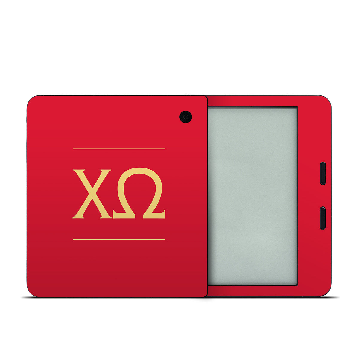 Chi Omega Letters Cardinal - Kobo Libra 2 Skin