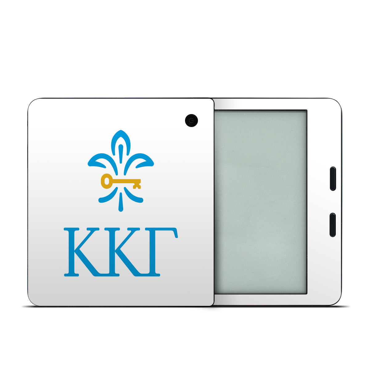 Kappa Kappa Gamma Letterkey Vertical White - Kobo Libra 2 Skin