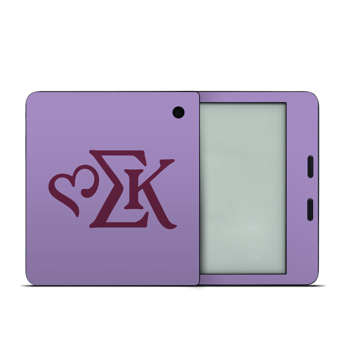 Sigma Kappa Greek Letters Mary Maroon on Legacy Lavender - Kobo Libra 2 Skin