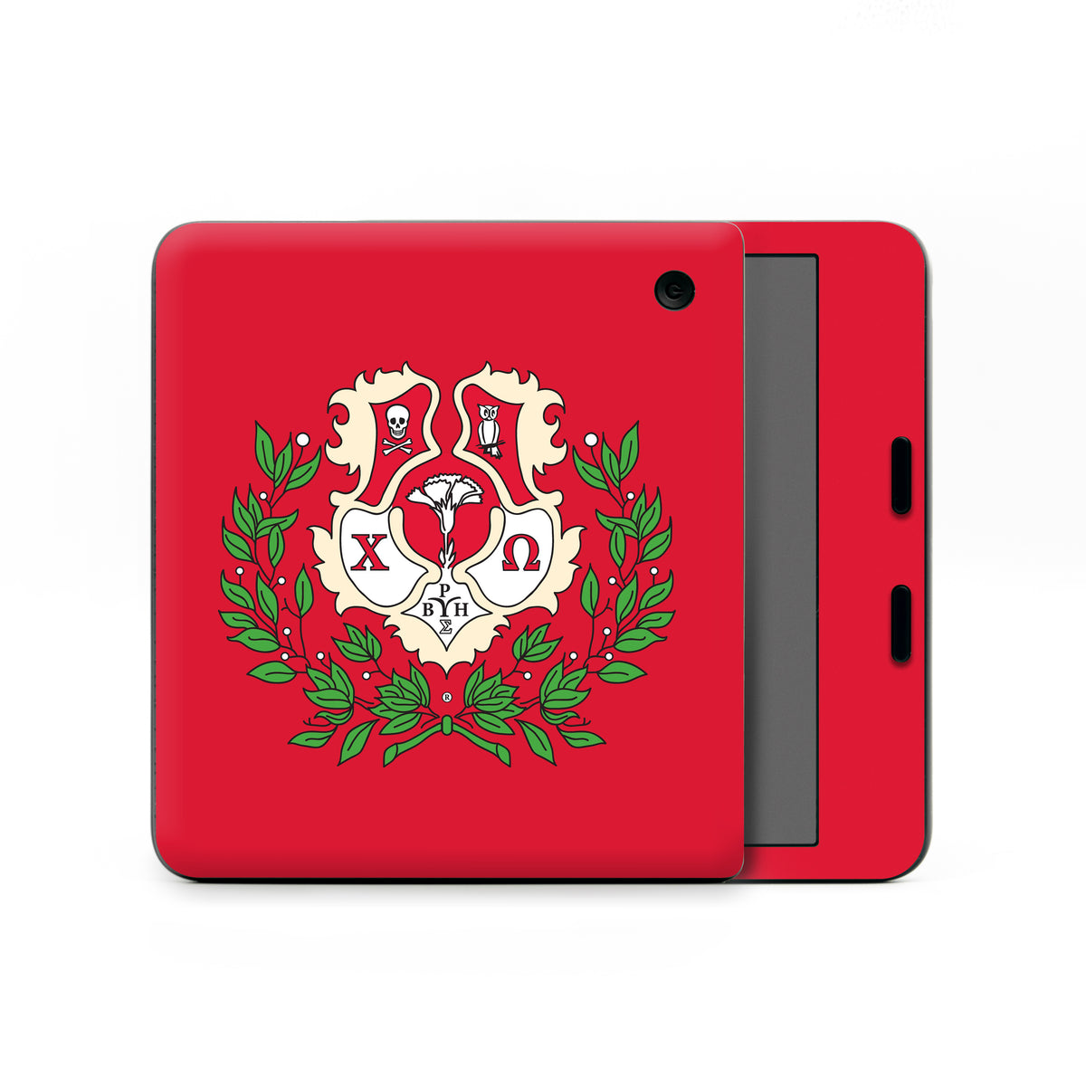 Chi Omega Crest Cardinal - Kobo Libra Colour Skin