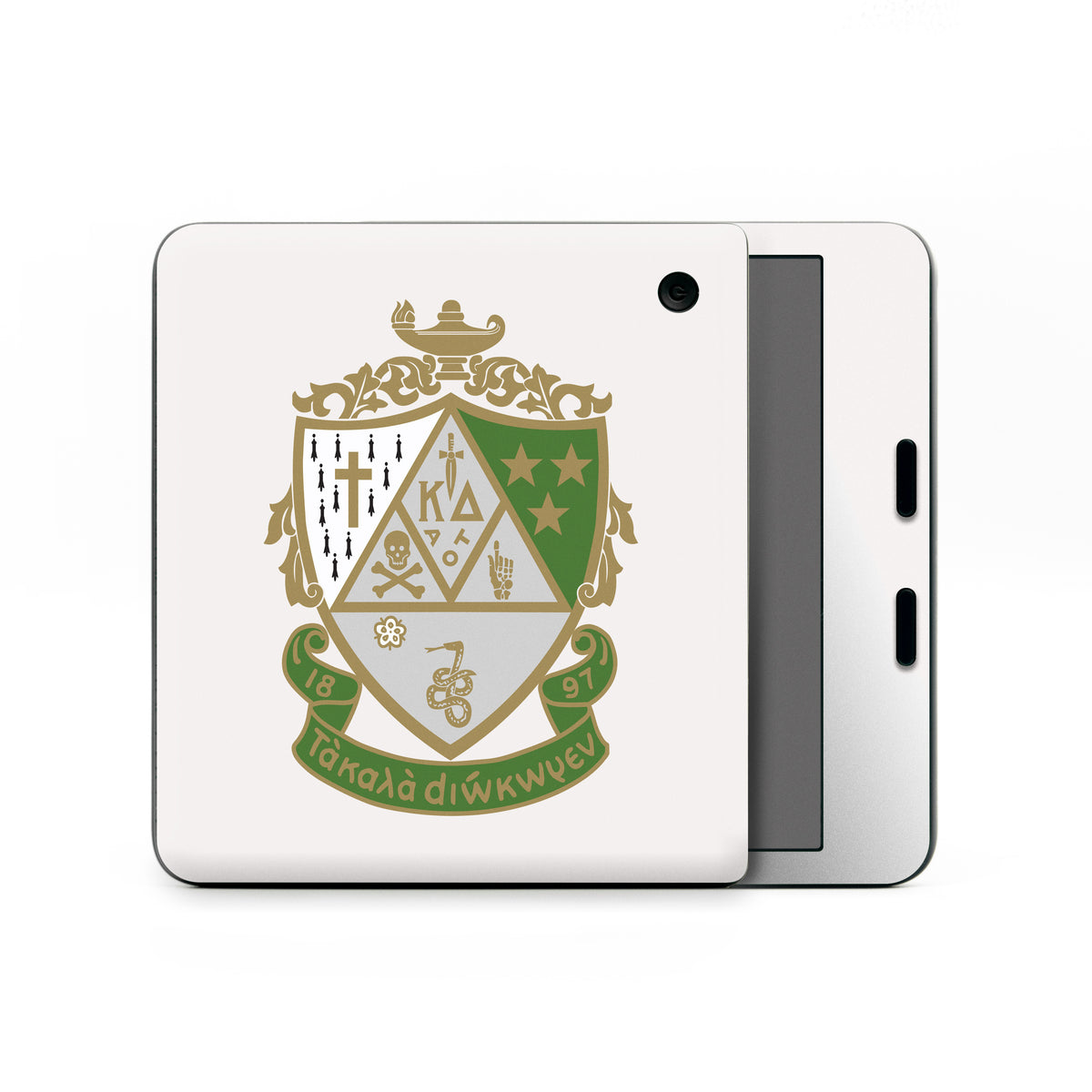 Kappa Delta Crest Pearl White - Kobo Libra Colour Skin