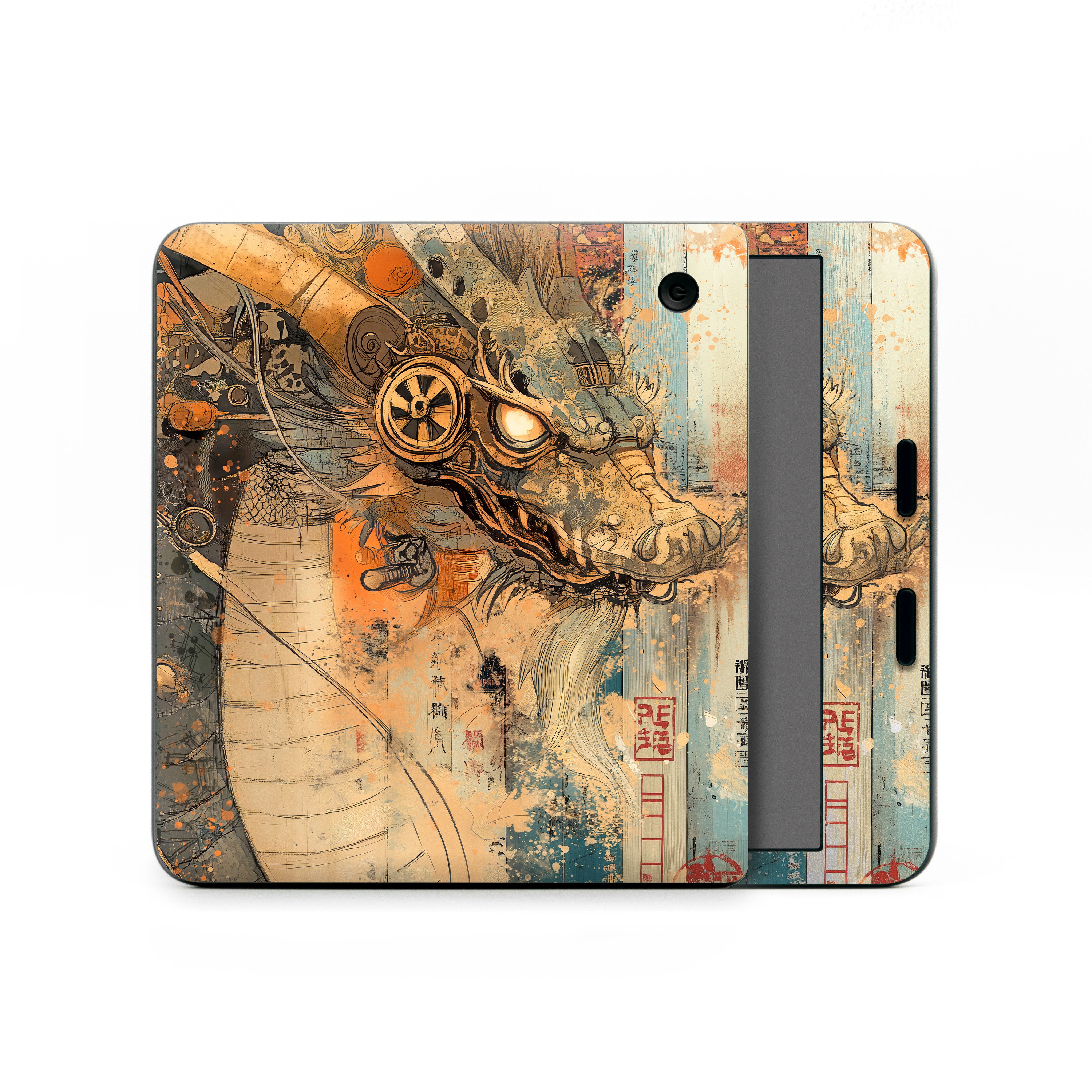 Orange Dragon - Kobo Libra Colour Skin