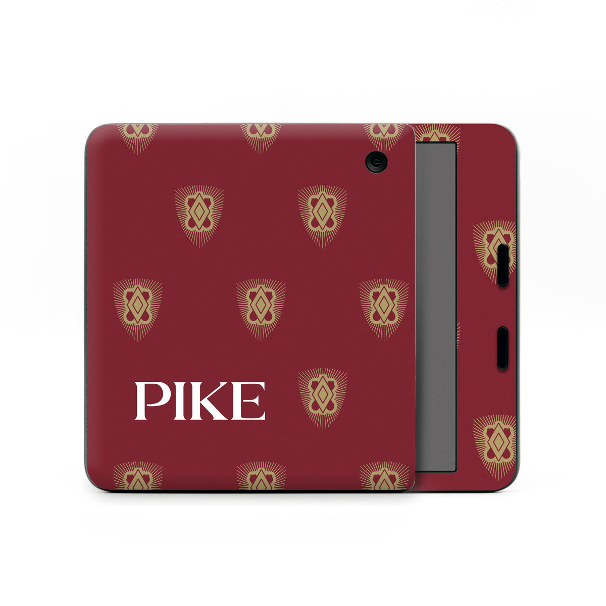 Pi Kappa Alpha PIKE Shield Pattern Garnet - Kobo Libra Colour Skin
