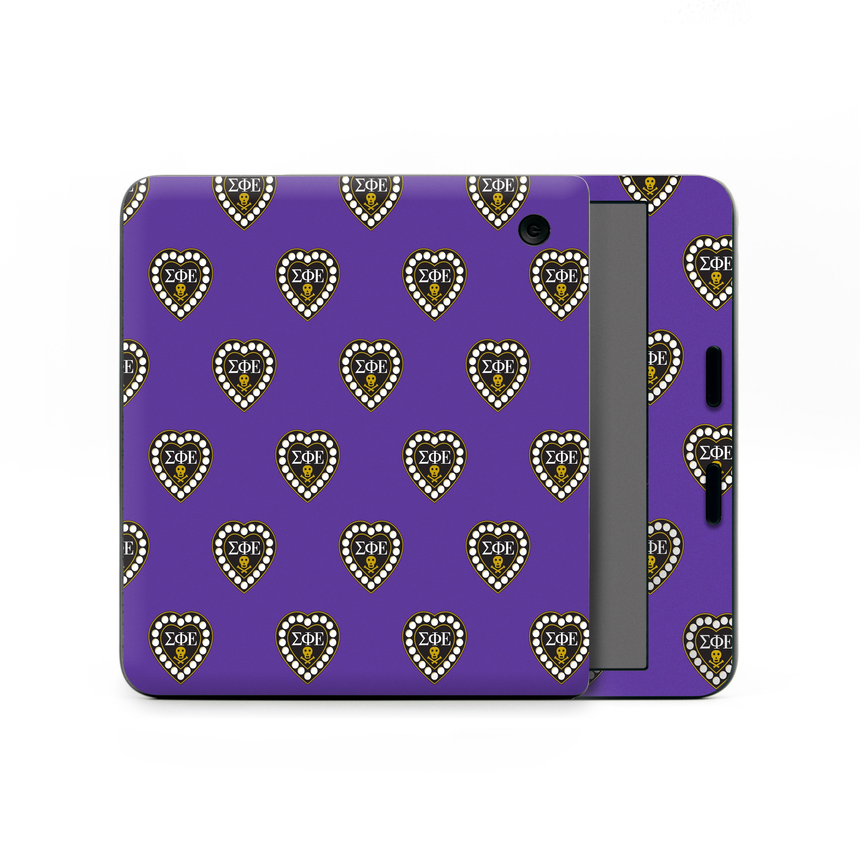 Sigma Phi Epsilon Badge Pattern Purple - Kobo Libra Colour Skin