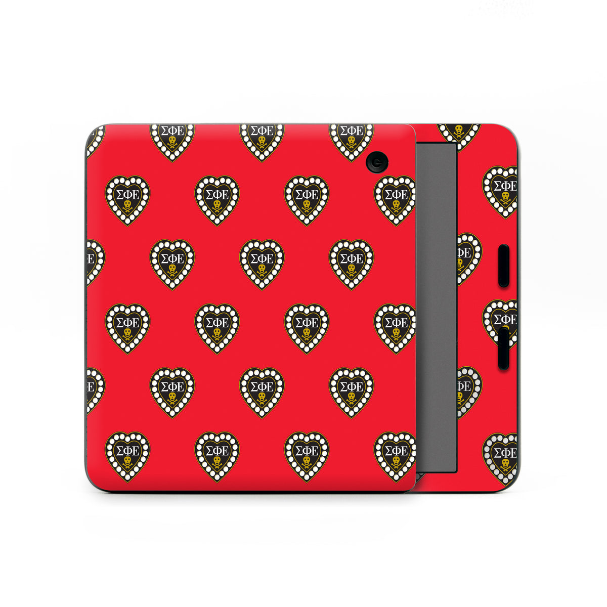 Sigma Phi Epsilon Badge Pattern Red - Kobo Libra Colour Skin