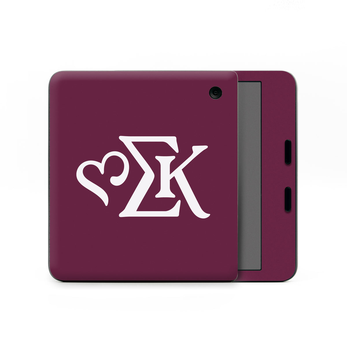 Sigma Kappa Greek Letters Dove Love on Mary Maroon - Kobo Libra Colour Skin