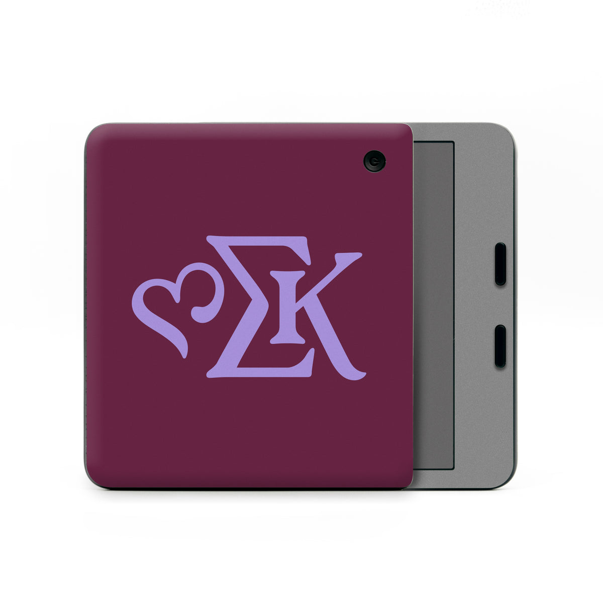 Sigma Kappa Greek Letters Legacy Lavender on Mary Maroon - Kobo Libra Colour Skin