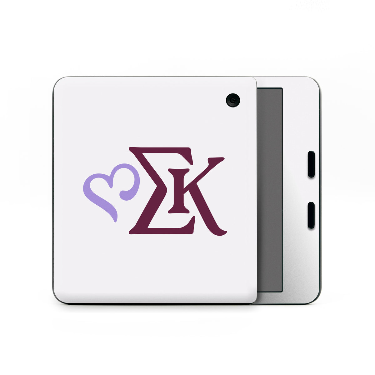 Sigma Kappa Greek Letters Two Color on Dove Love - Kobo Libra Colour Skin