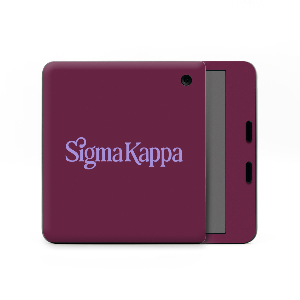 Sigma Kappa Primary Logo Legacy Lavender on Mary Maroon - Kobo Libra Colour Skin