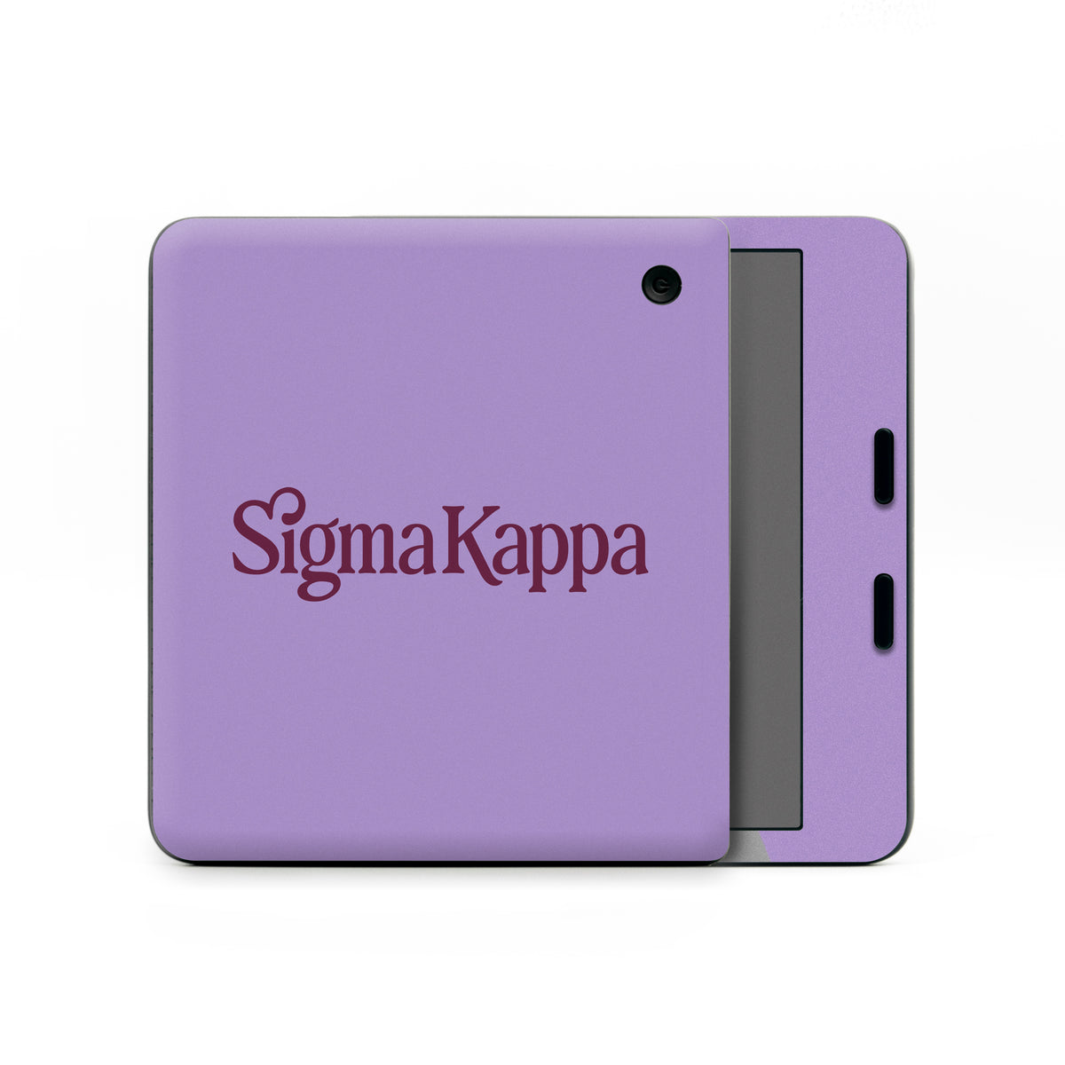 Sigma Kappa Primary Logo Mary Maroon on Legacy Lavender - Kobo Libra Colour Skin