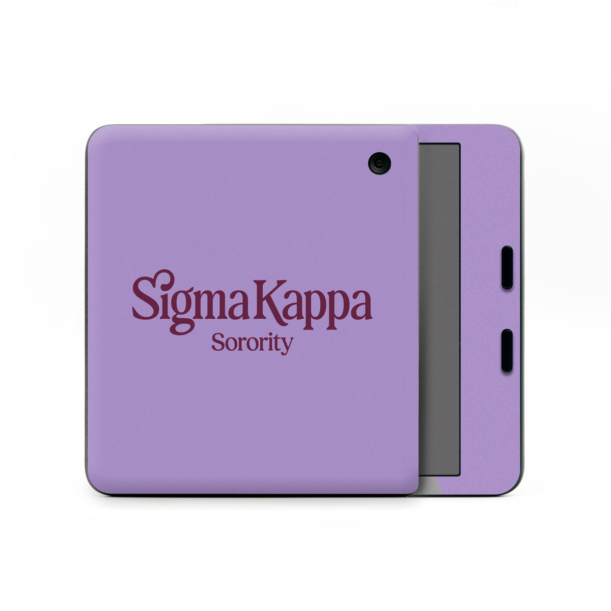 Sigma Kappa Sorority Logo Mary Maroon on Legacy Lavender - Kobo Libra Colour Skin