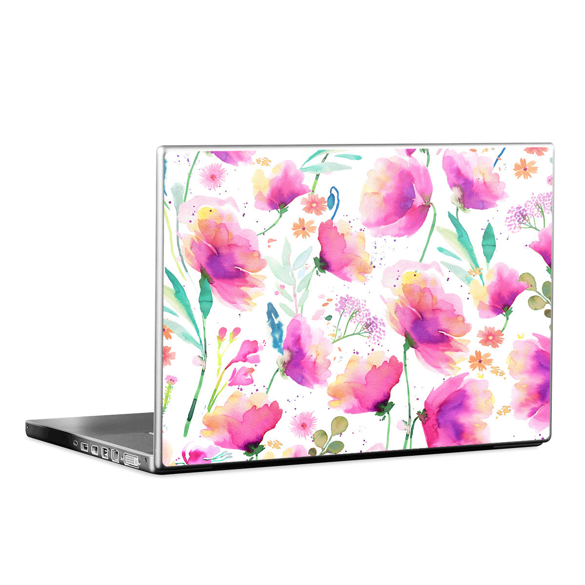 Abstract Pink Poppies - Laptop Lid Skin