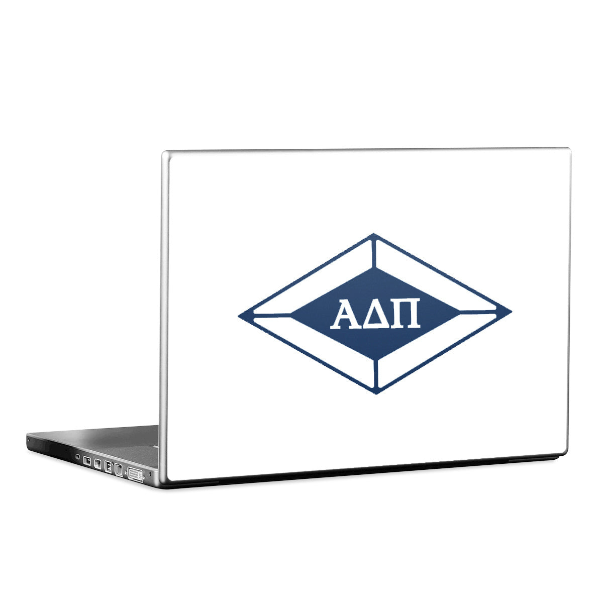Alpha Delta Pi Diamond Letters White - Laptop Lid Skin