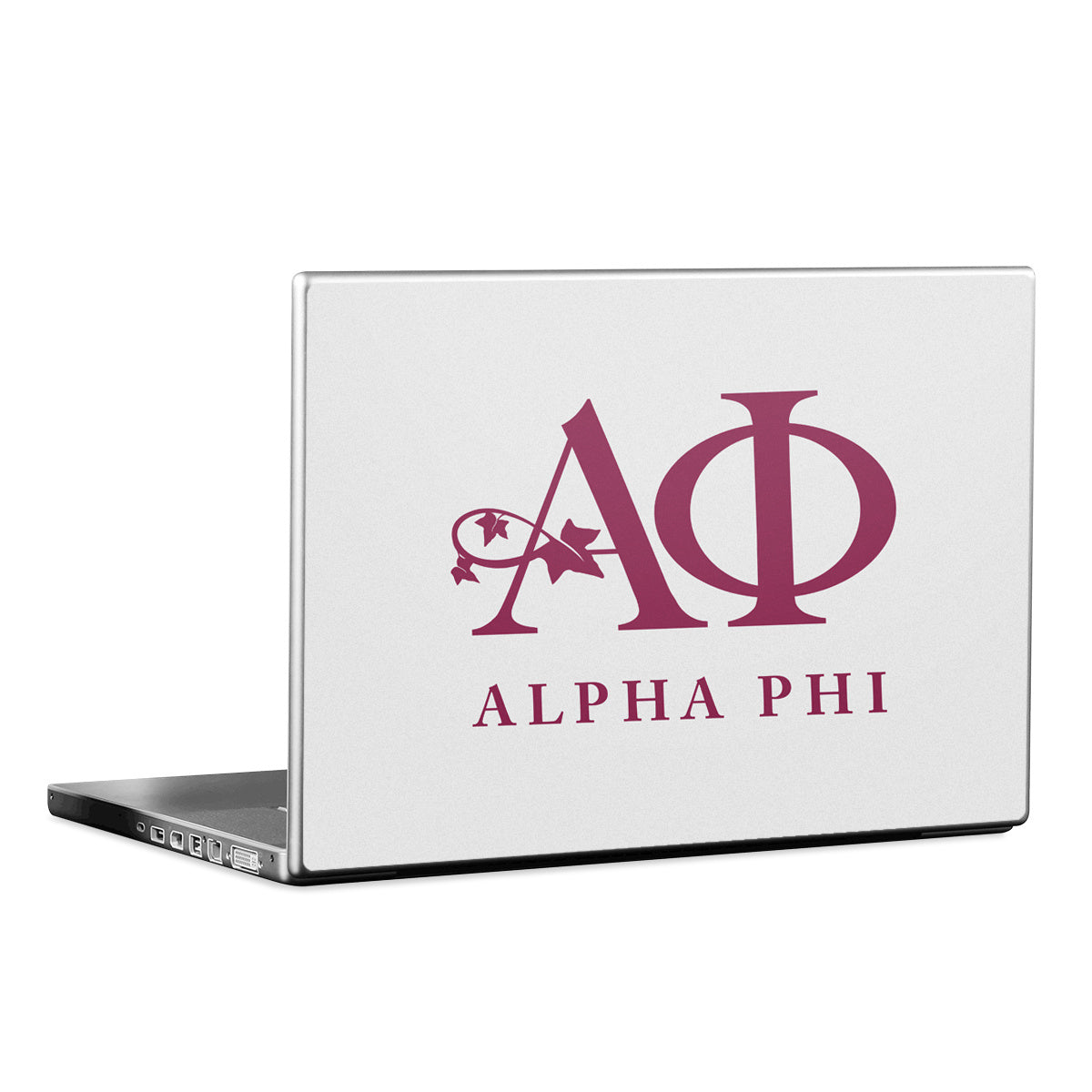 Alpha Phi Silver - Laptop Lid Skin