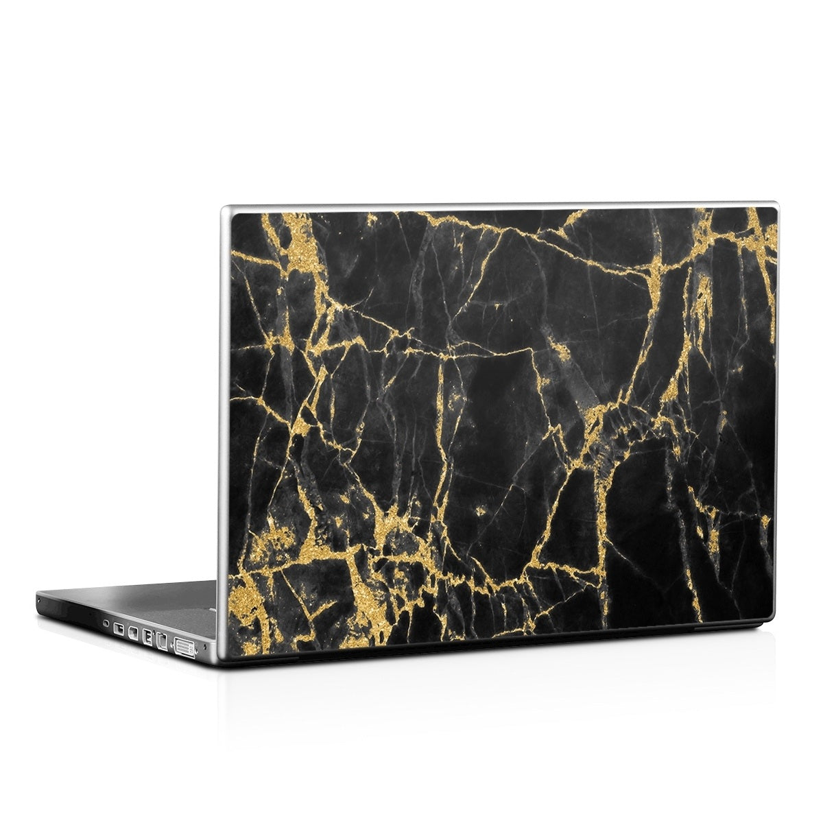 Black Gold Marble - Laptop Lid Skin