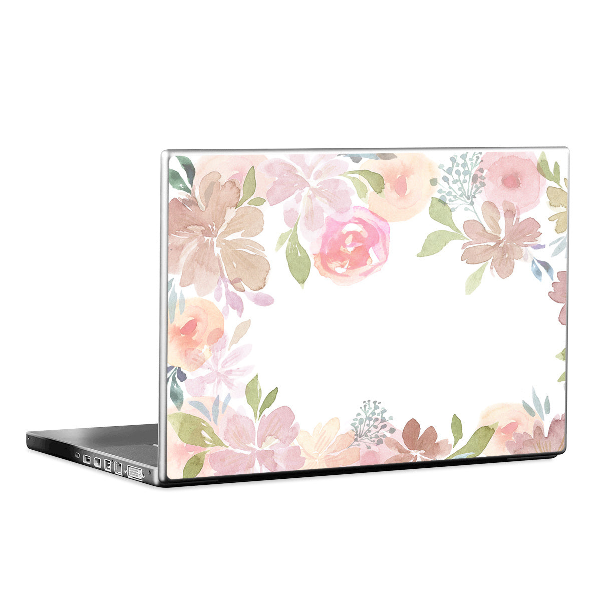 Blush Flower Frame - Laptop Lid Skin